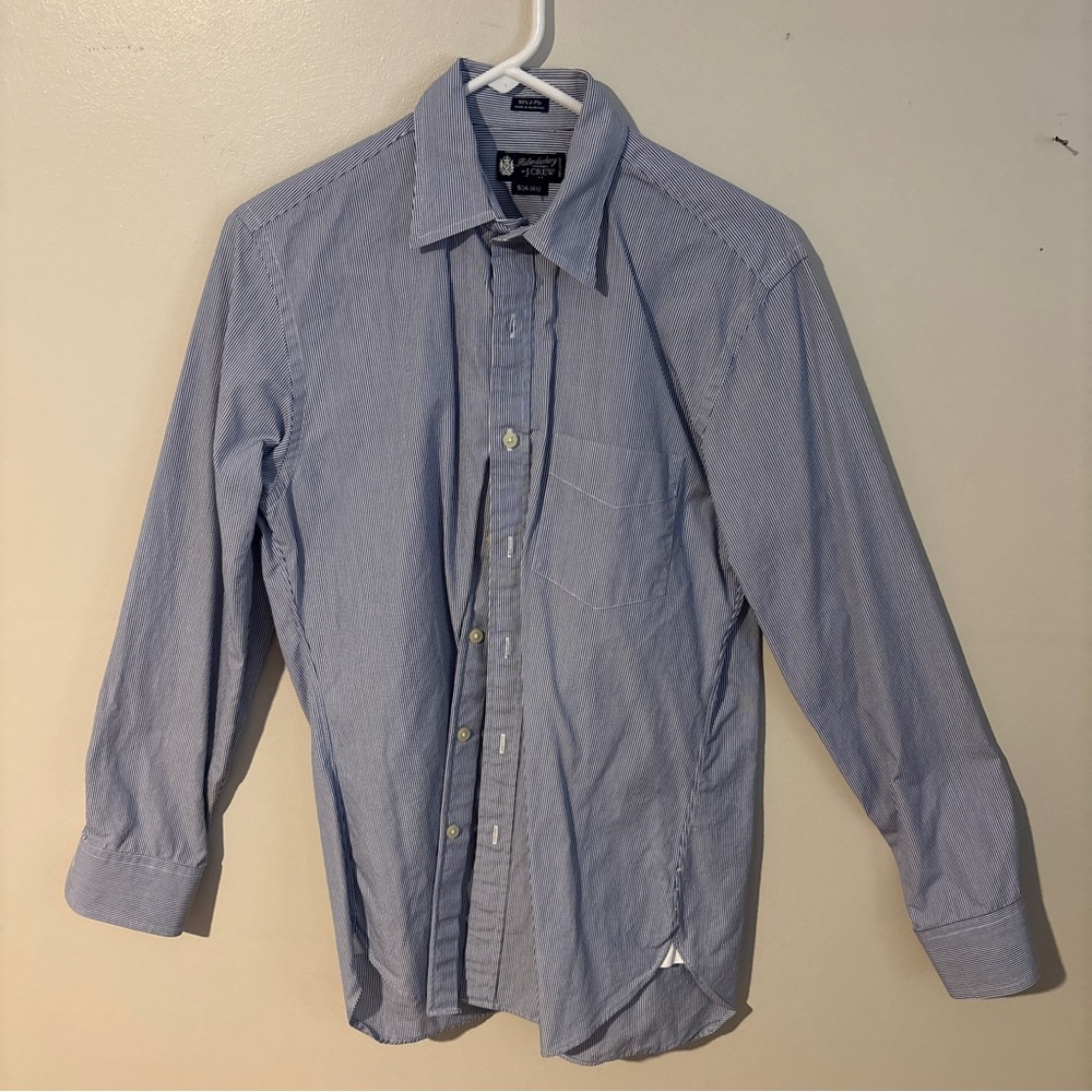 J. Crew Men's Light Blue Button Down Shirt